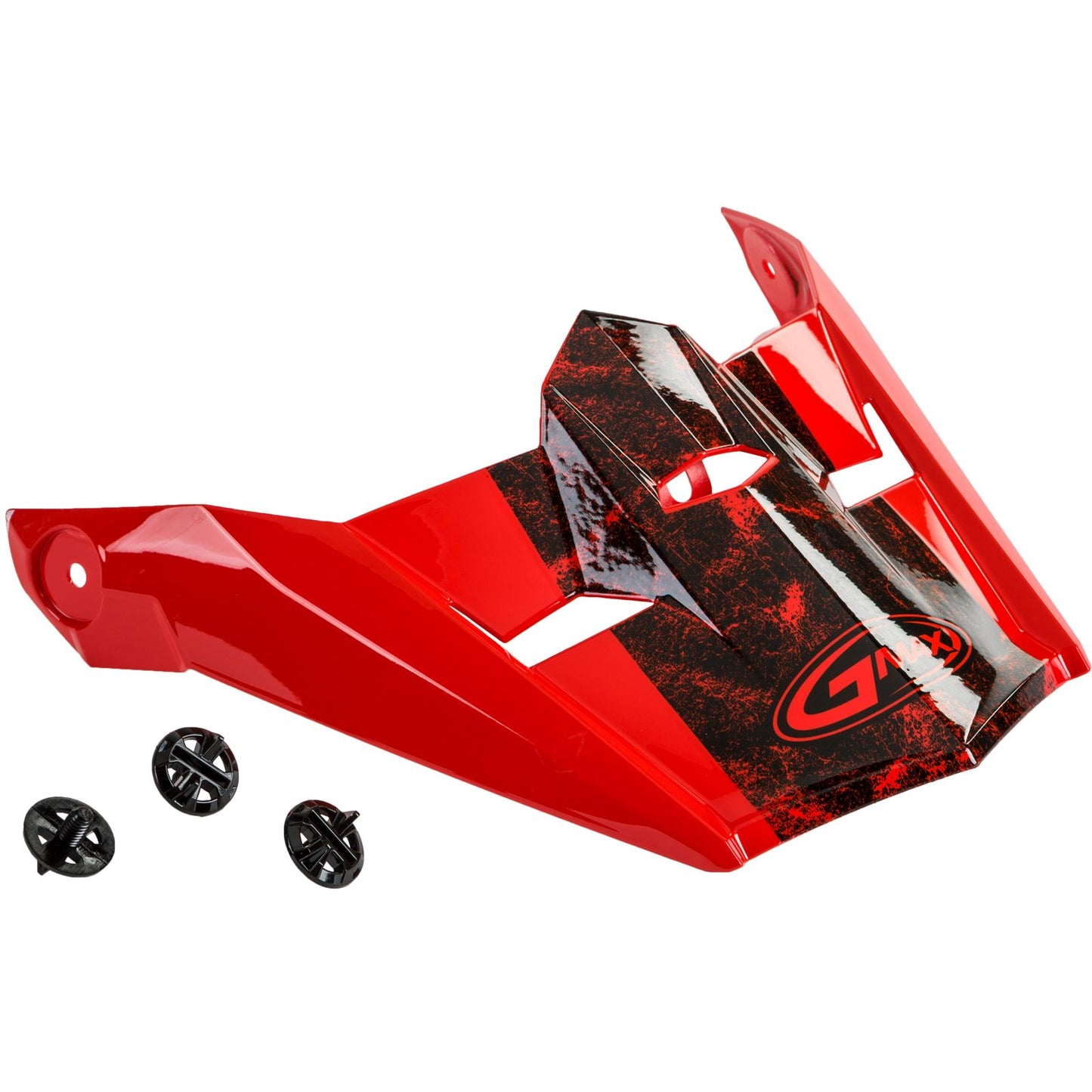 GMax Visor with Screws Dominant MX-46Y Red/Black/White - YS-YL  G046911_613712