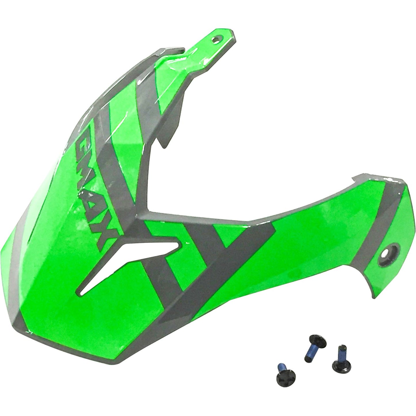 GMax Visor with Screws Trapper Gray/Neon Green GM-11S G011102_613724