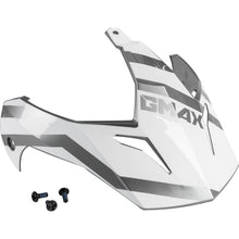 GMax Visor with Screws Trapper White/Silver GM-11S G011104_547560