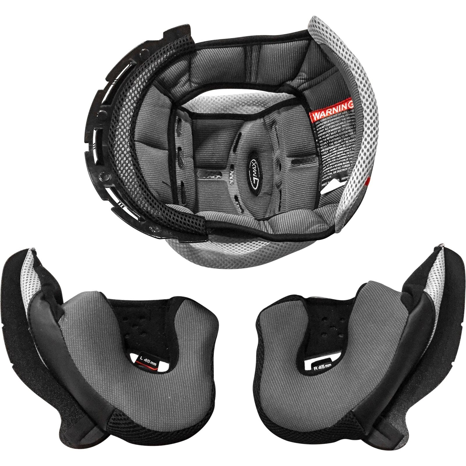 GMax Conversion Kit From Small To - X-Small  Cheek Pads & Liner MD-01 G001032_613733