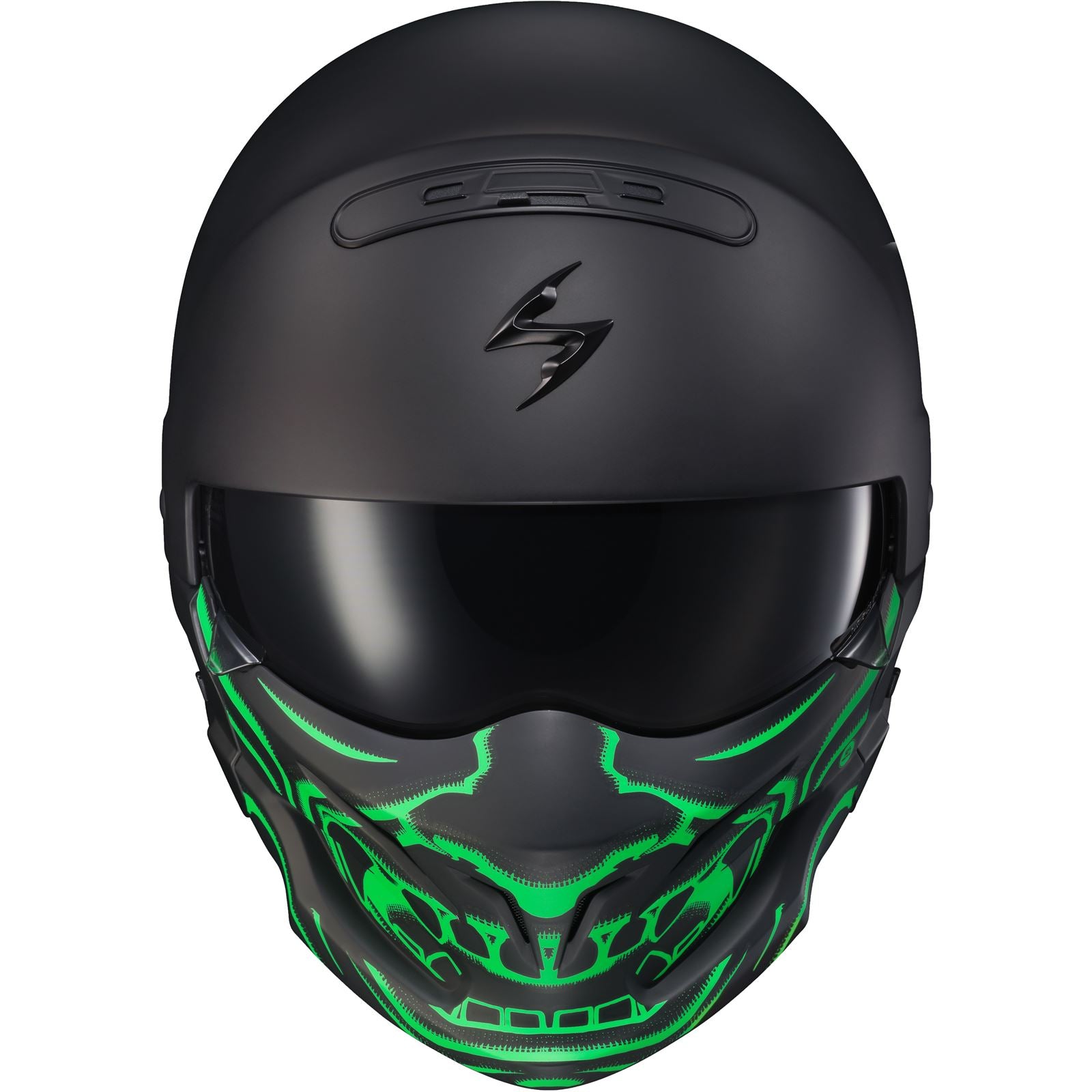 ScorpionEXO Covert Face Mask Samurai Glow In The Dark Green 52-546-23_613762