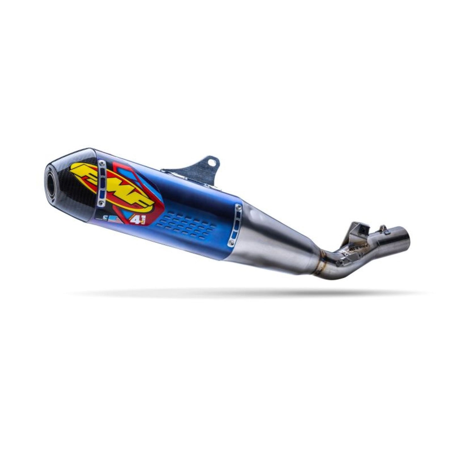 FMF Racing Anodized Titanium Factory 4.1 Slip-On with Carbon Fiber End Cap for Honda 041587_1459425