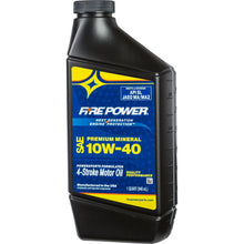 Fire Power Mineral 4-Stroke Oil 10W-40 Quart 12/Case 196979_548476