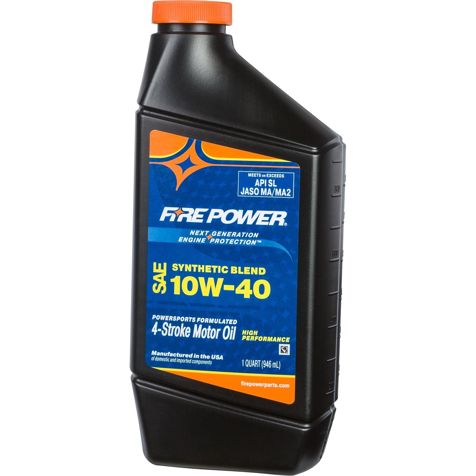 Fire Power Synthetic Blend 4-Stroke Oil 10W-40 Quart  196982_548484
