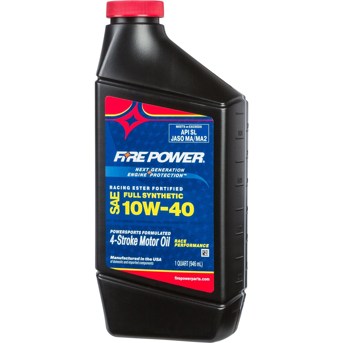 Fire Power Synthetic 4-Stroke Oil with Ester 10W-40 Quart 12/Case 196984_548492