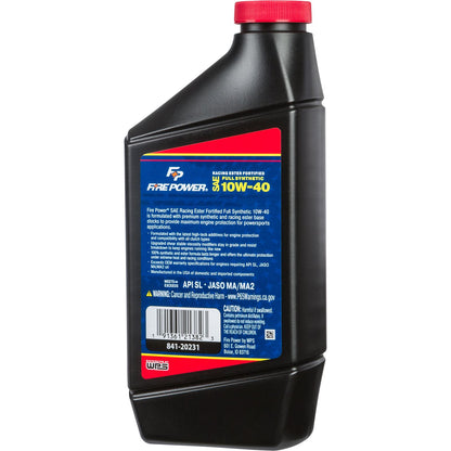 Fire Power Synthetic 4-Stroke Oil with Ester 10W-40 Quart 12/Case 196984_548493