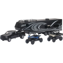 New-Ray Toys Replica Truck/Toy Hauler/UTVs - Truck/Trailer/2 Polaris UTVs 37046_1385825