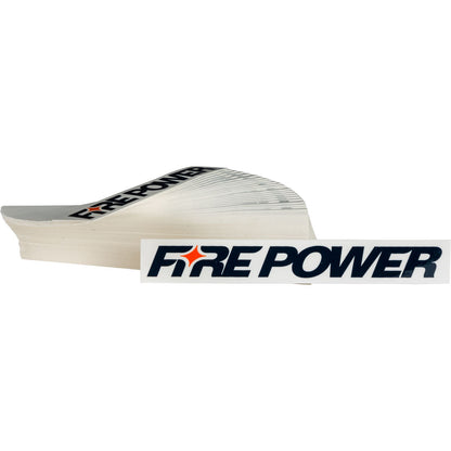 Fire Power Sticker White - 100/Pack 99-8102_548735