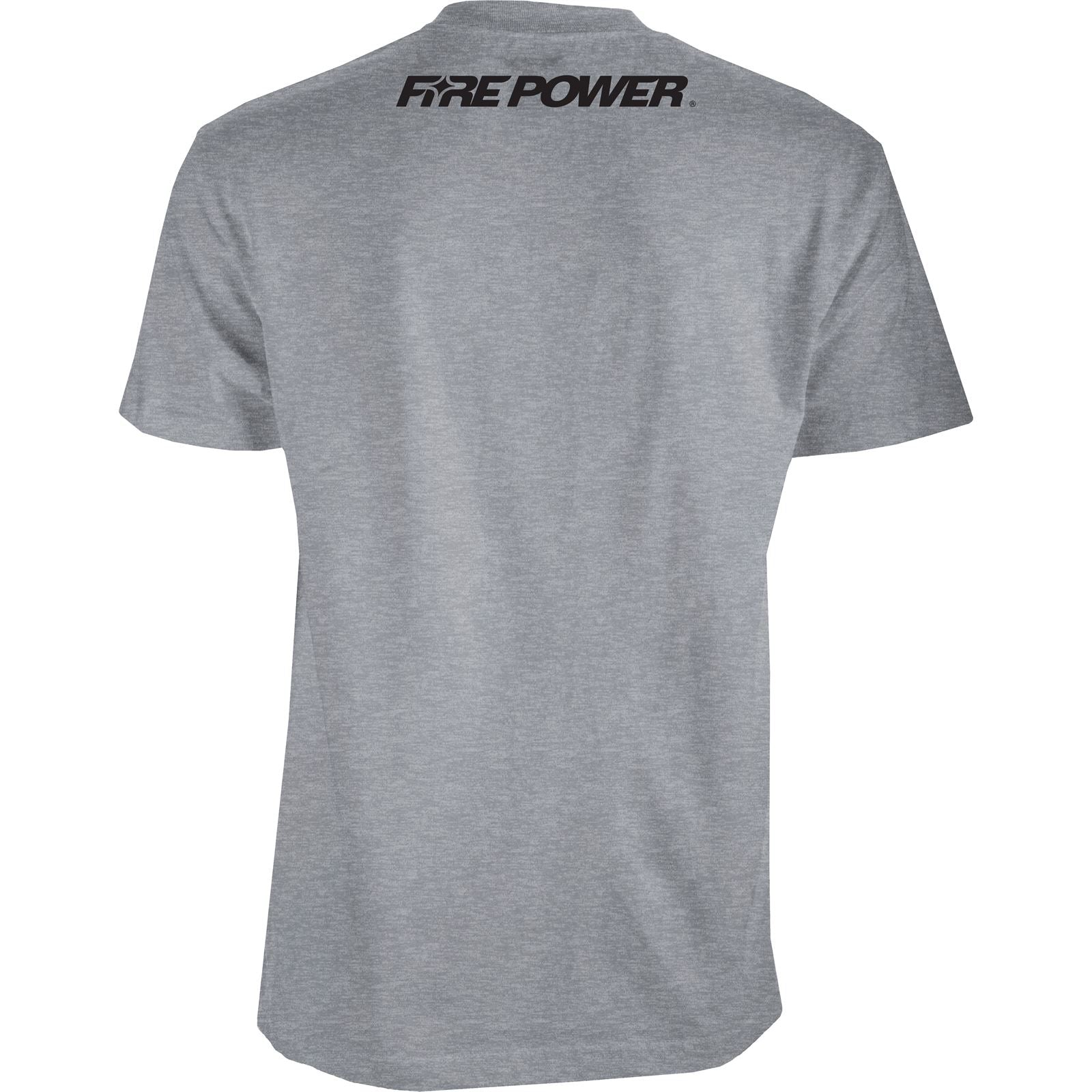 Fire Power Tee Heather Gray Medium 99-8111M_548755