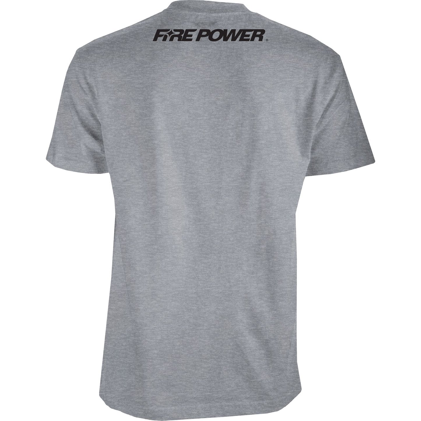 Fire Power Tee Heather Gray Small 99-8111S_548757