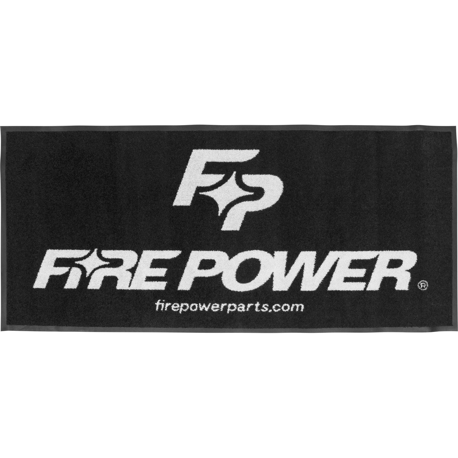 Fire Power Floor Rug Black/White 73"x33" FIREPOWER RUG_613874