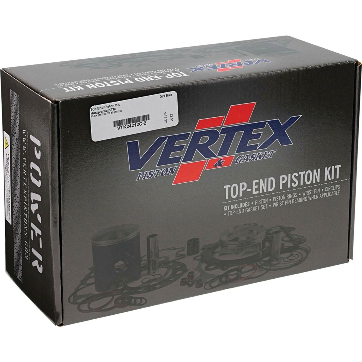 Vertex Top End Kit Cast Replica for Husqvarna VTK24212C-2_1081982