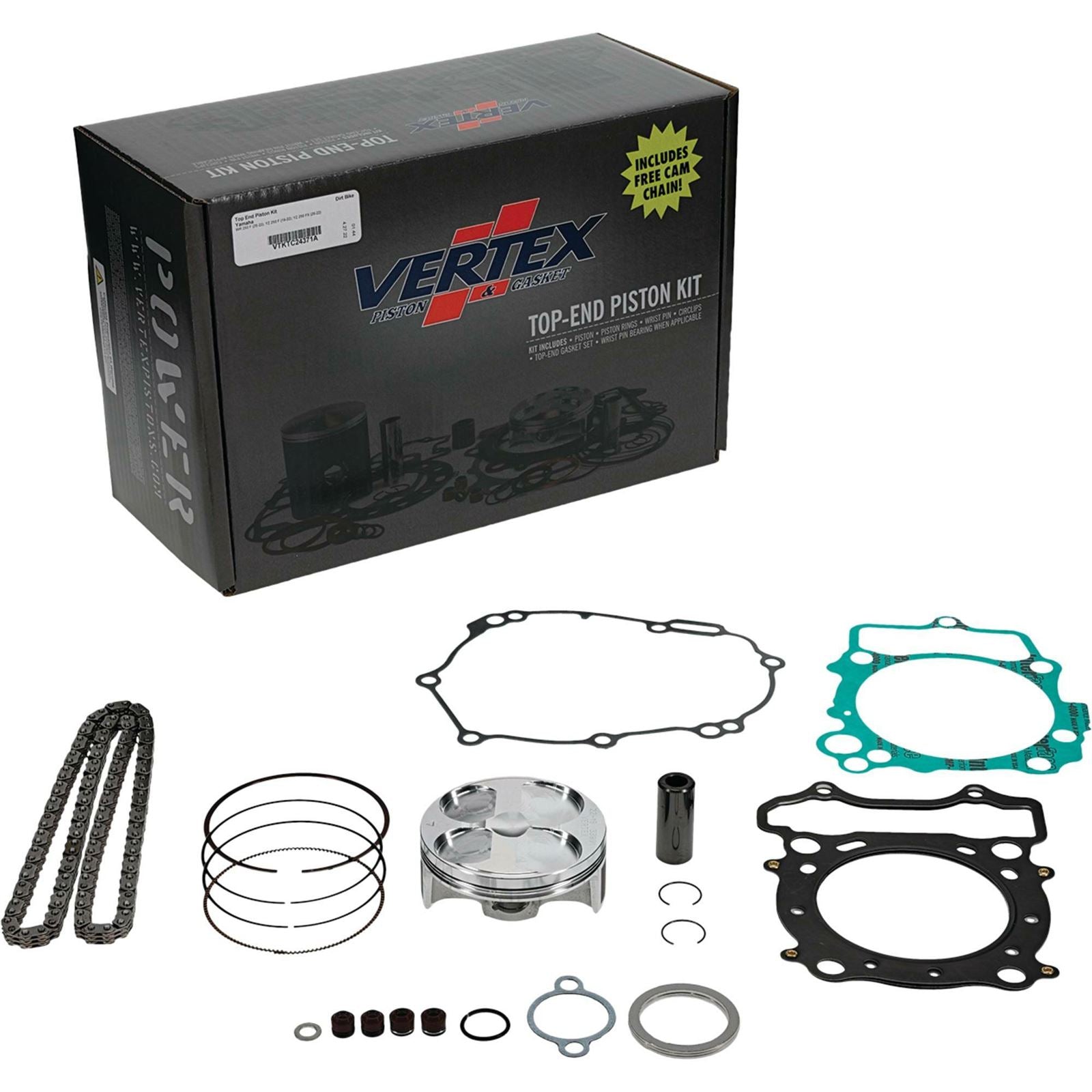 Vertex Top End Kit Forged Replica For Yamaha VTKTC24371A_1101779