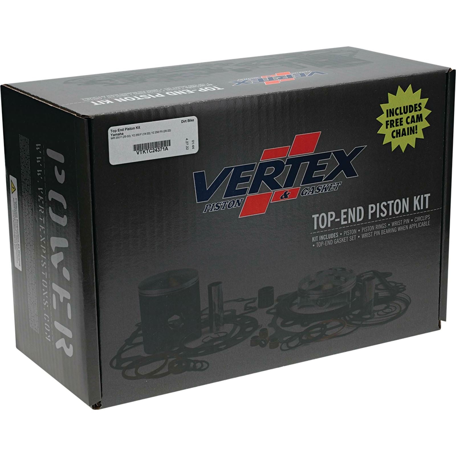 Vertex Top End Kit Forged Replica For Yamaha VTKTC24371A_1101782