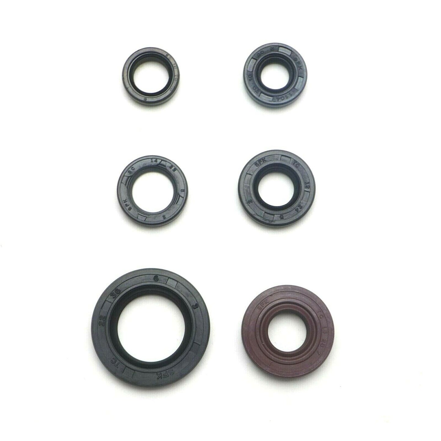 2FastMoto ATV Engine Oil Seal Kit - 6-Pieces for Honda TRX300X, TRX300EX 22-60300_632410