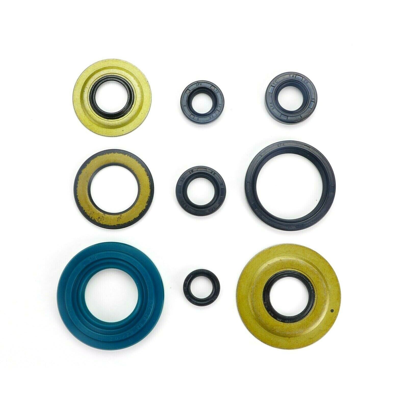 2FastMoto ATV Engine Oil Seal Kit 9-Pieces for Yamaha YFM350  22-61356_632411