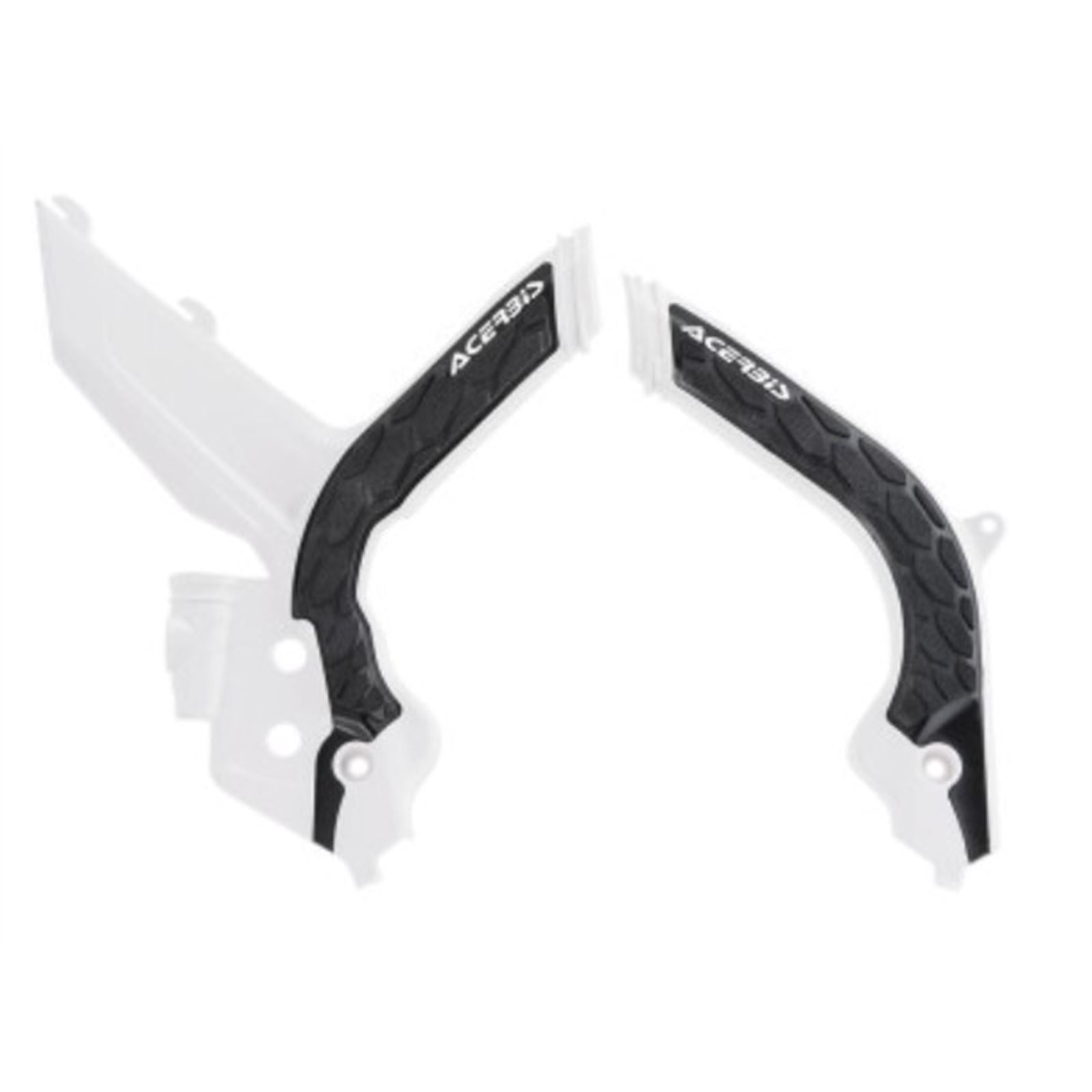 Acerbis X-Grip Frame Guards for KTM - White/Black 2783151035_674952
