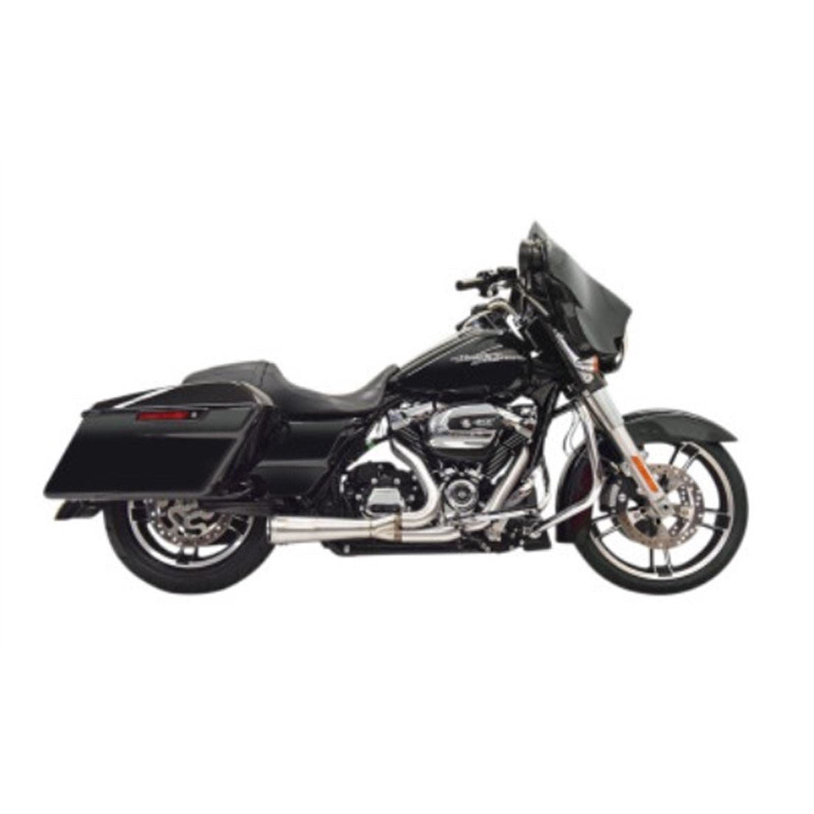 Bassani Manufacturing Short 2:1 Exhaust - Stainless Steel  - 17+ FL [MPN: 1F42SS]_678635