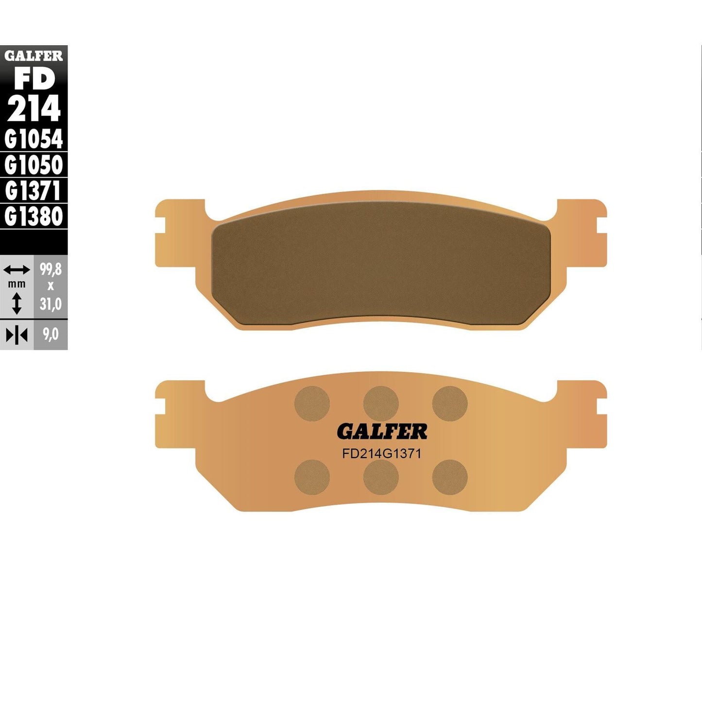 Galfer Brake Pads Sintered [MPN: FD214G1371]_614118