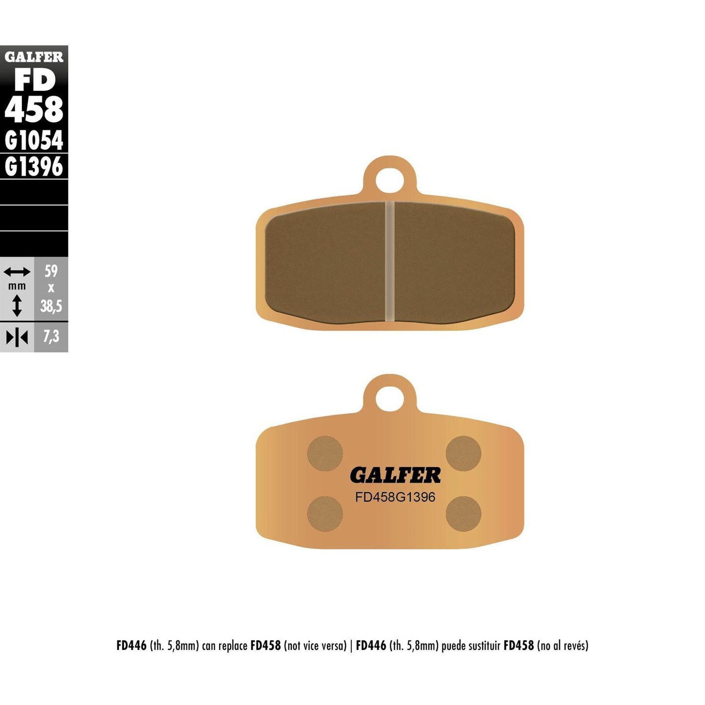 Galfer Brake Pads Sintered [MPN: FD458G1396]_614124