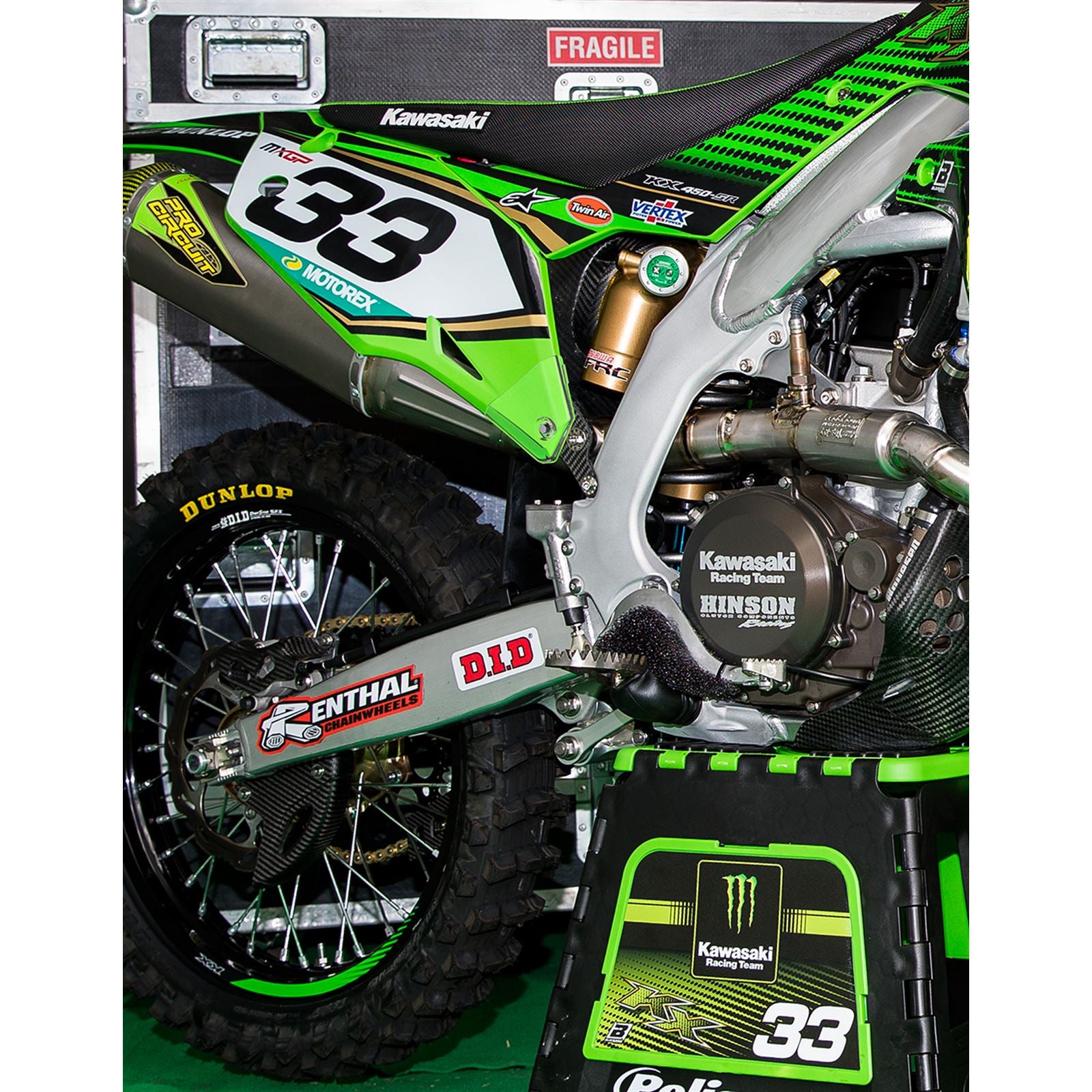 Polisport Graphic Guards - Clear Fits Kawasaki 8483200001_614228