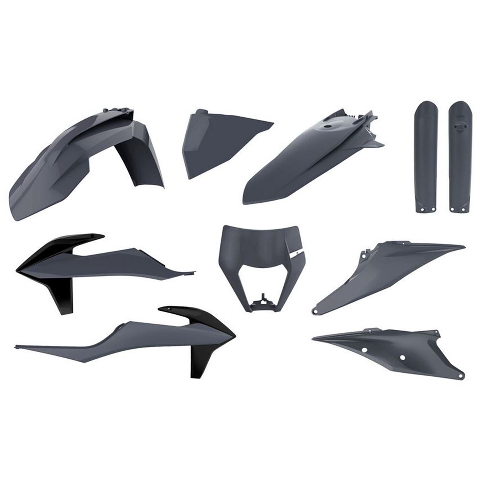 Polisport Enduro Kit With Mask Nardo Gray for KTM 90917_882548