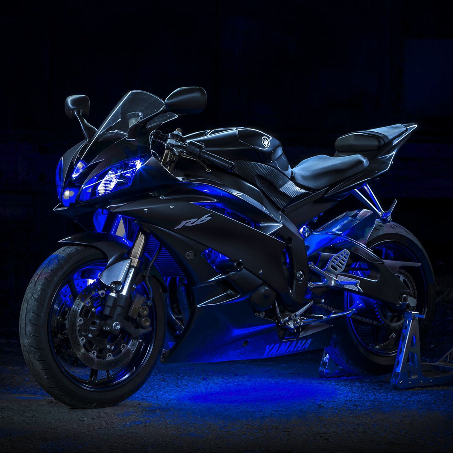 XKGlow Single Color Motorcycle LED Accent Light Strip Kit_614239
