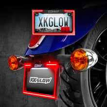 XKGlow Motorcycle LED License Plate Frame w/Running Turn & Brake_614247