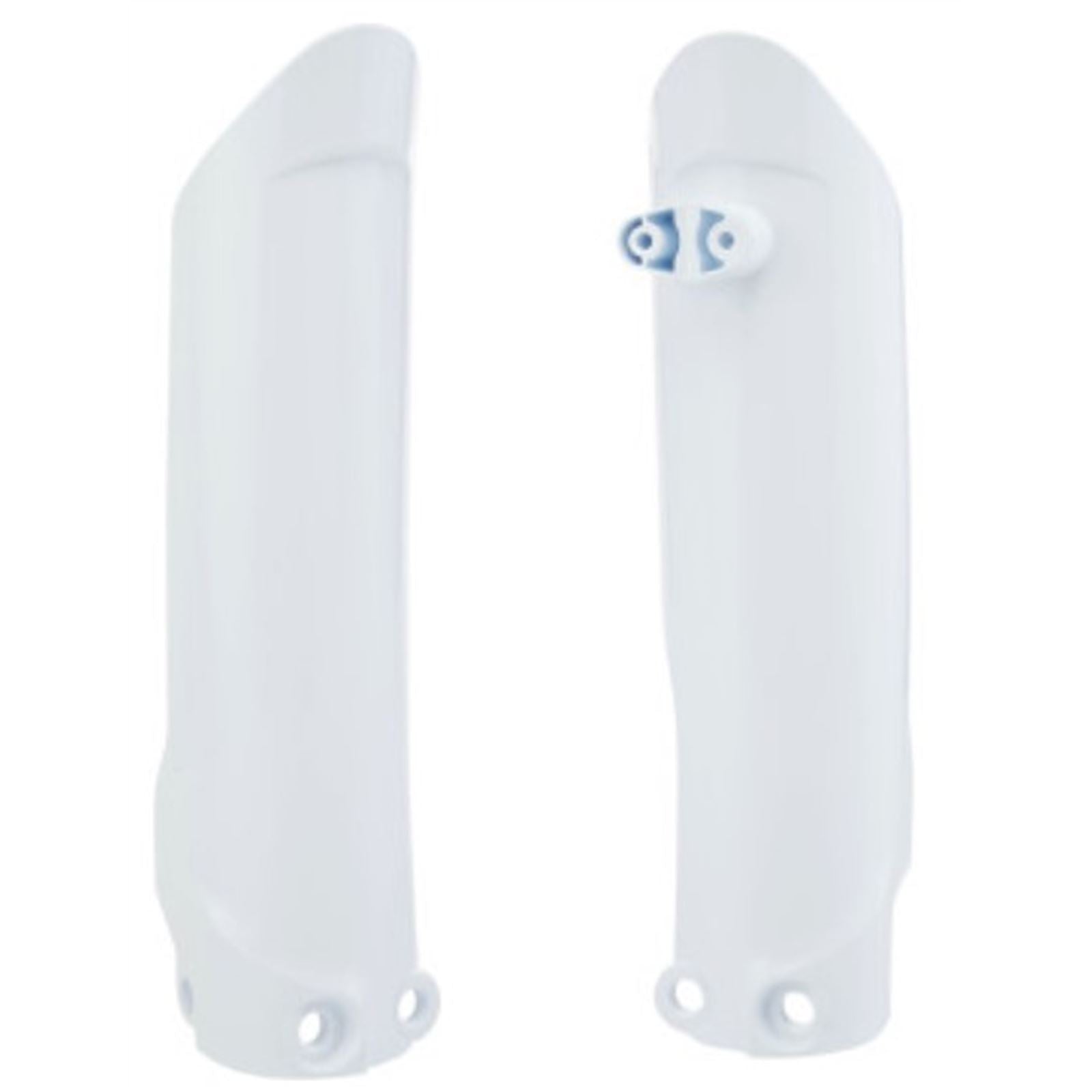Acerbis Lower Fork Covers for Inverted Forks - White 2791510002_674693