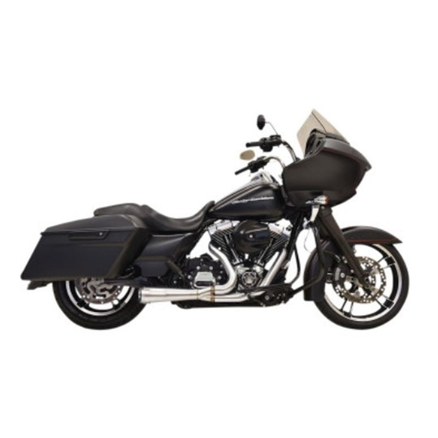 Bassani Manufacturing 2:1 Short Exhaust - Stainless Steel [MPN: 1F52SS]_678640