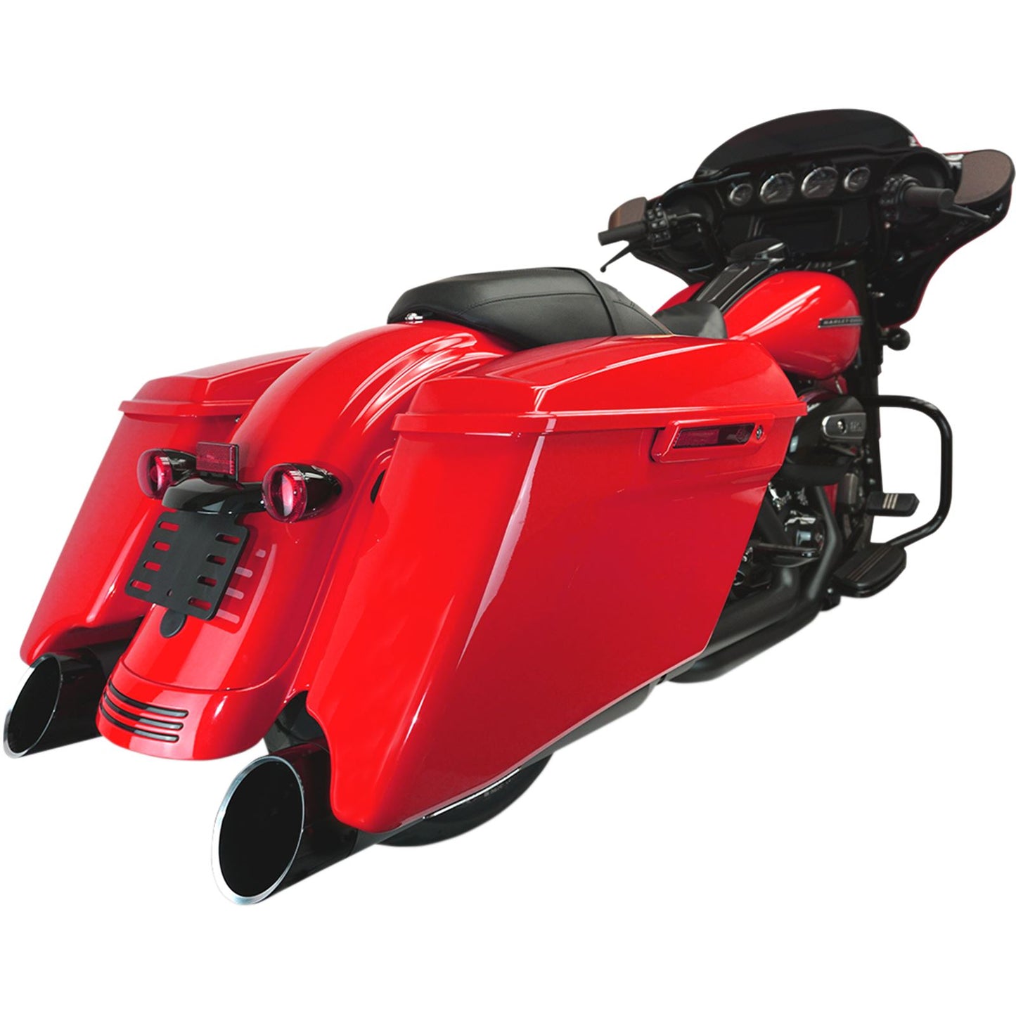 Khrome Werks 4.5" Mufflers - Black - Edge - '17+ Touring [MPN: 202885]_1046276