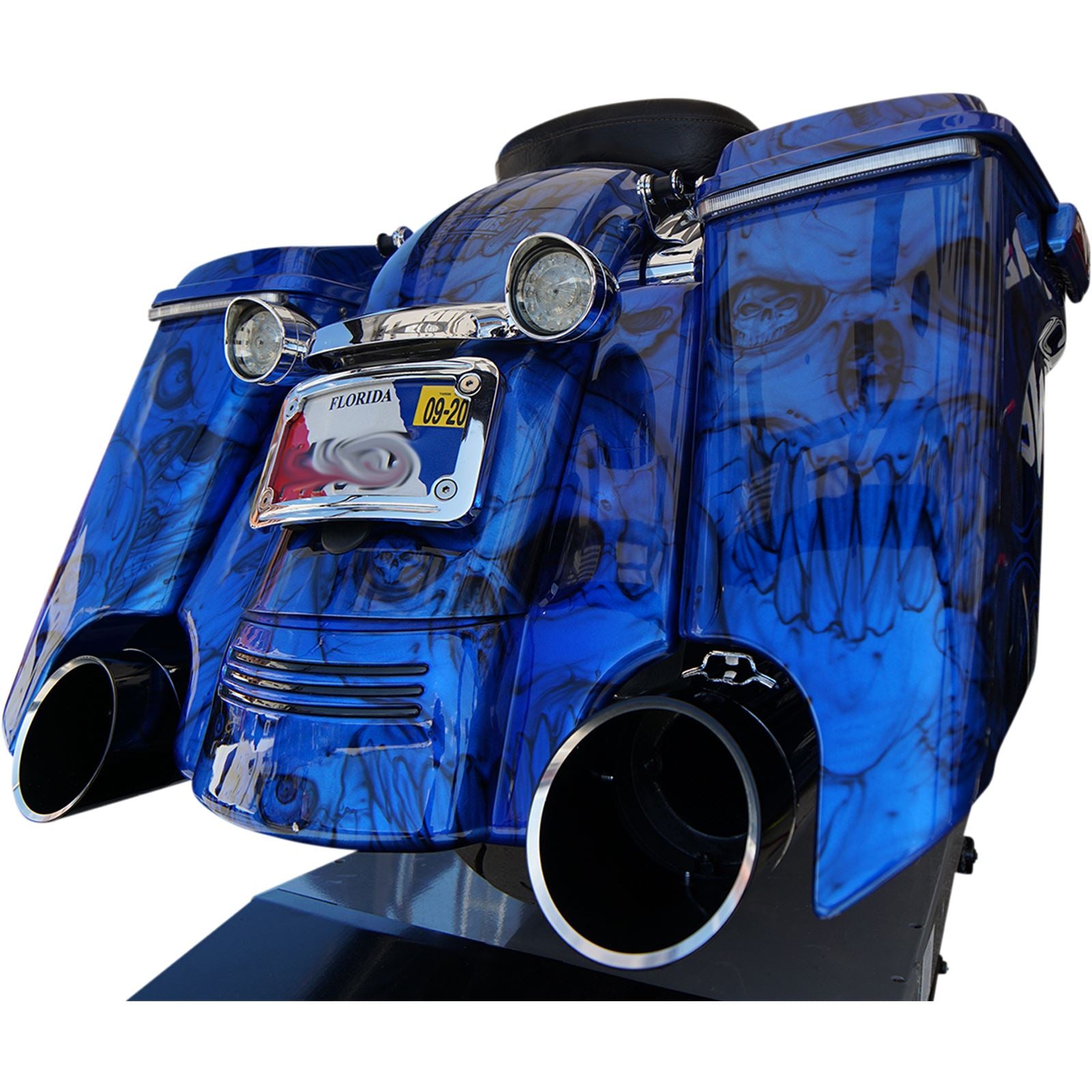 Khrome Werks 4.5" Mufflers - Black - Edge - '17+ Touring [MPN: 202885]_1046278