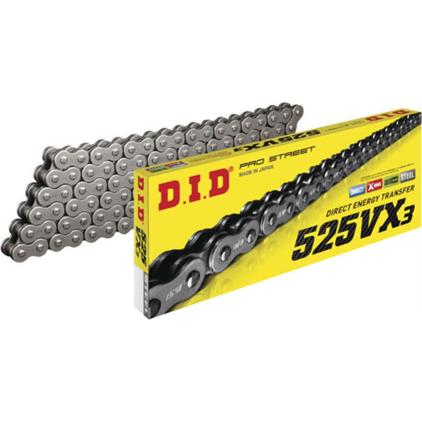 D.I.D. 525 VX3 - Drive Chain - 120 Links [MPN: M525VX3X120ZB]_987297