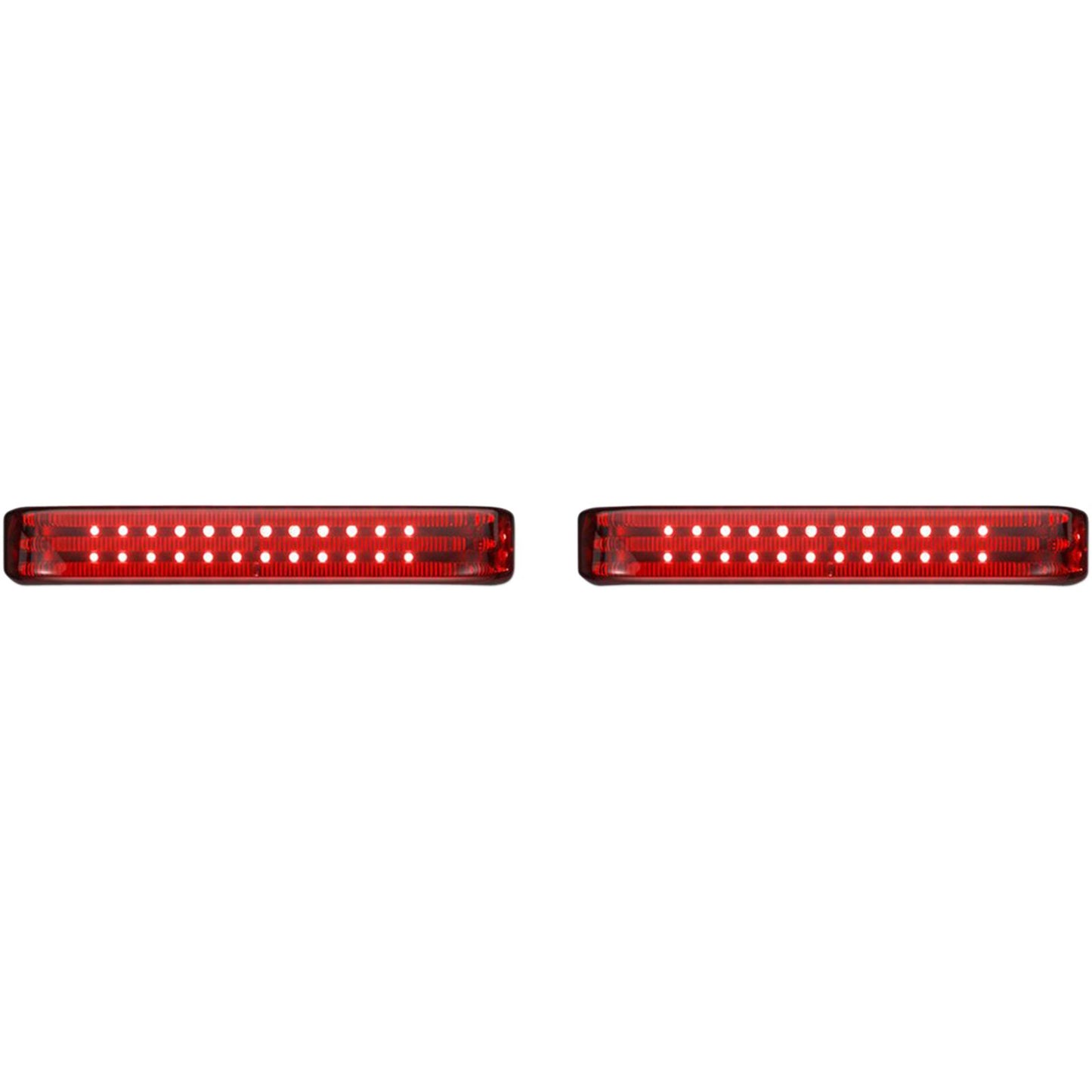 Custom Dynamics Saddlebag LED Lights - Sequential - Black/Red PB-SBSEQ-BCM-BR_1046518