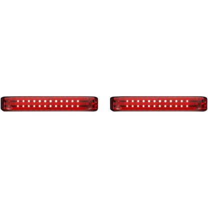Custom Dynamics Saddlebag LED Lights - Sequential - Black/Red PB-SBSEQ-BCM4BR_1046605