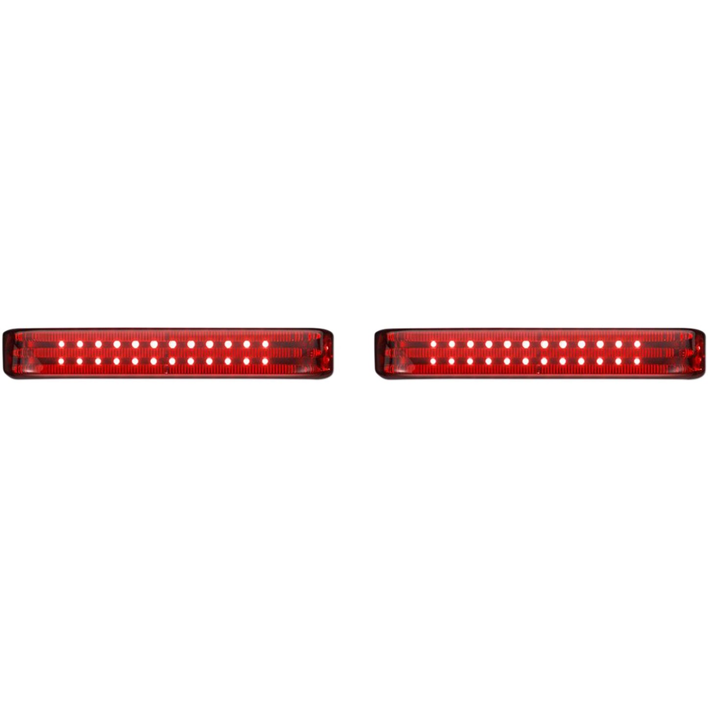 Custom Dynamics Saddlebag LED Lights - Sequential - Black/Red PB-SBSEQ-HD-BR_1046617