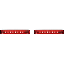 Custom Dynamics Saddlebag LED Lights - Sequential - Chrome/Red PB-SBSEQ-SS6-CR_1046585