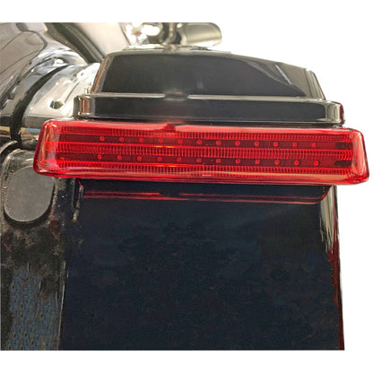Custom Dynamics Saddlebag LED Lights - Sequential - Black/Red PB-SBSEQ-SS8-BR_1046593
