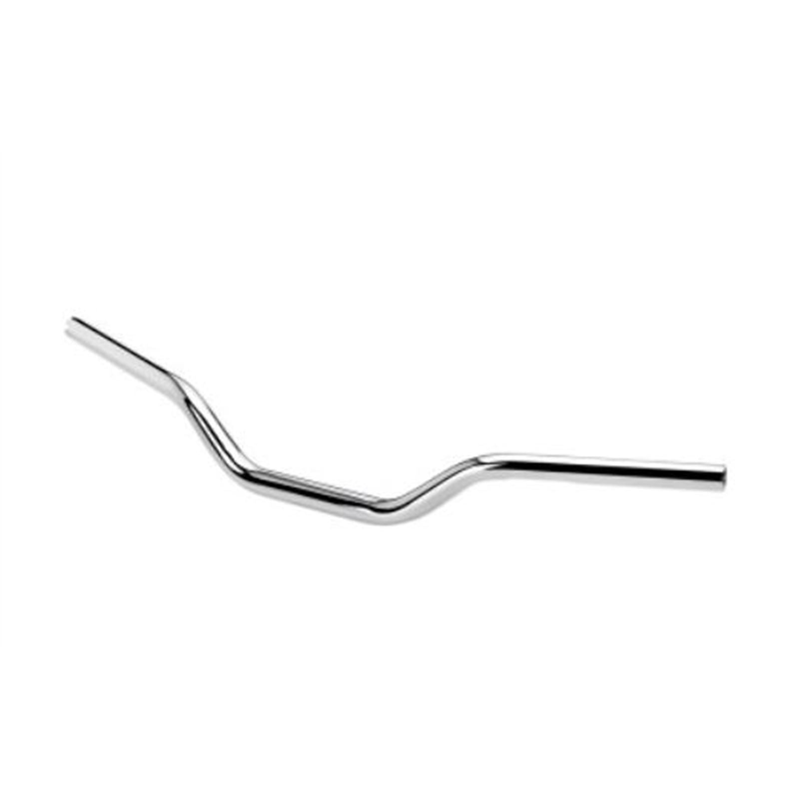 Biltwell Inc. Chrome Oversized Tracker Mid Handlebar for Throttle-by-Wire 6308-1055_678860