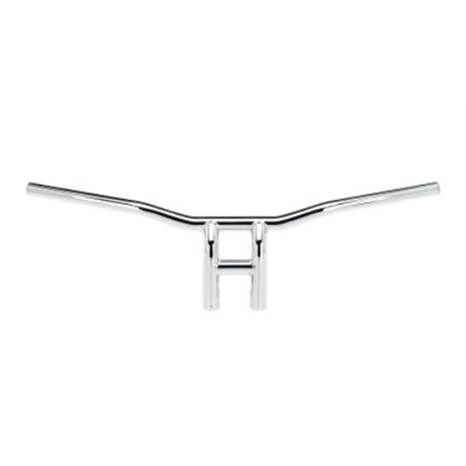 Biltwell Inc. Chrome 8" Tyson X-Large Pullback Handlebar 6258-1053_678866