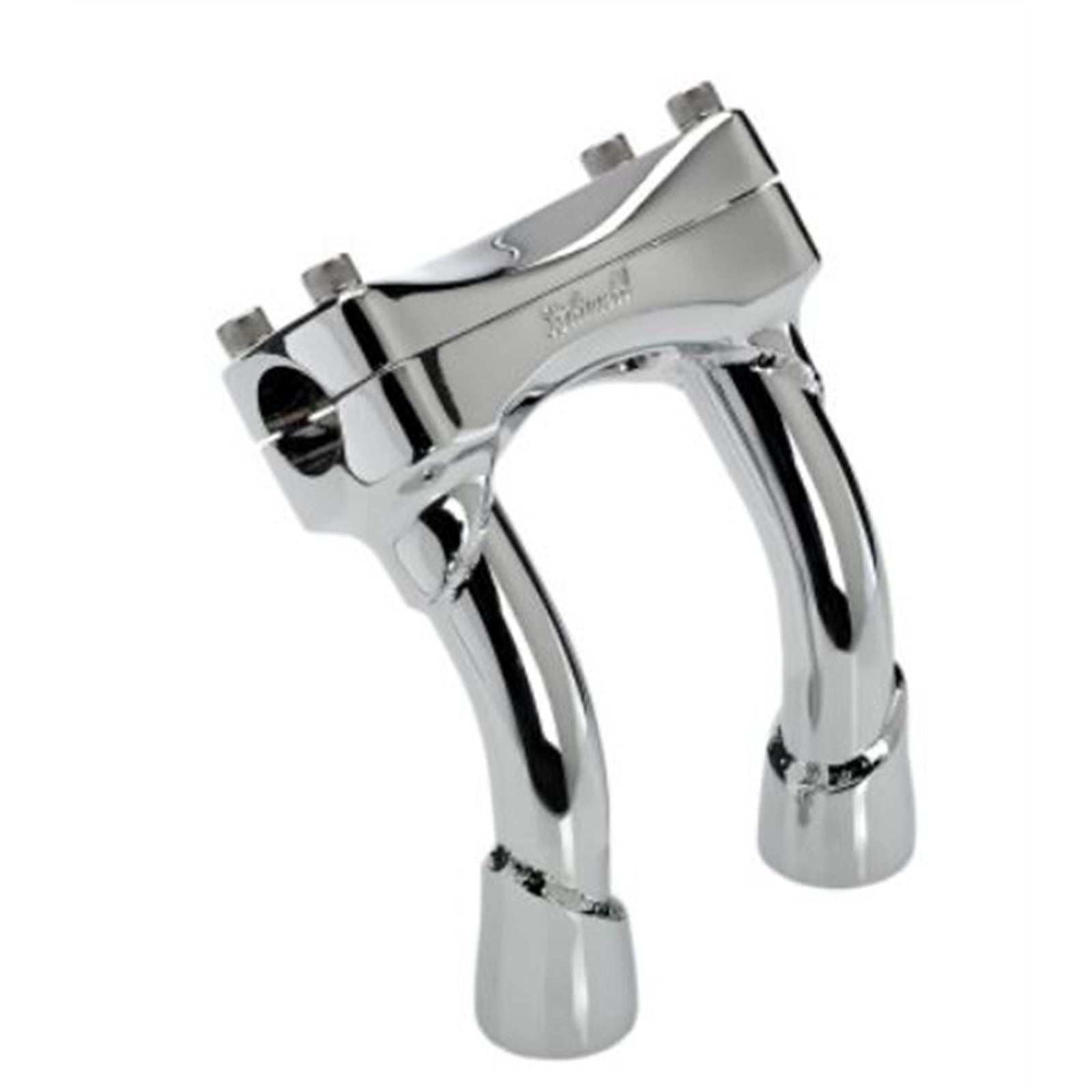 Biltwell Inc. Chrome 6" Murdock Pullback Risers 6404-105-06_678891