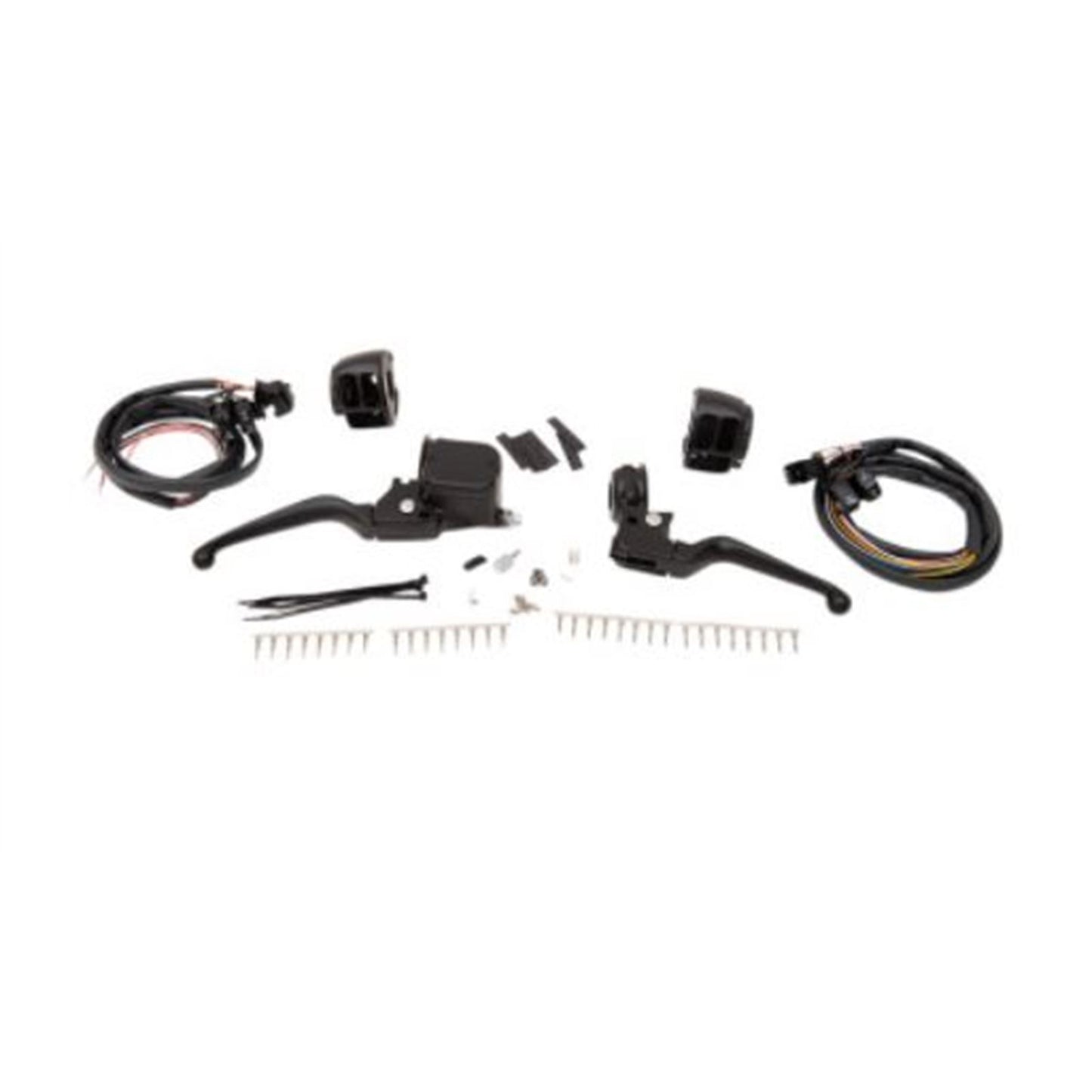 Drag Specialties Black 11/16" Master Cylinder Handlebar Controls for '96 - '13 0610-2150_711865