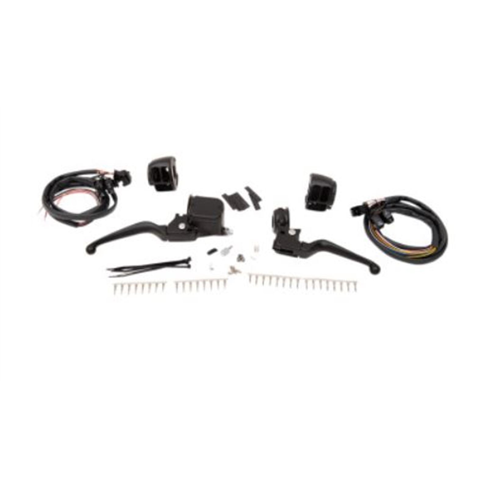 Drag Specialties Black 11/16" Master Cylinder Handlebar Controls for '96 - '13 0610-2150_711865