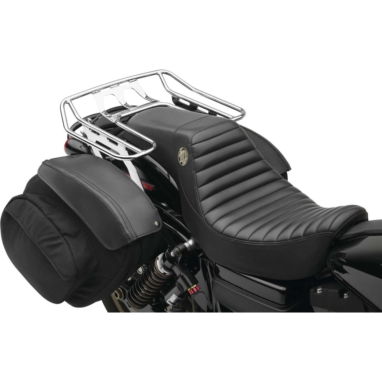 Cobra Detachable Wrap Around Rack - Chrome for Harley Dyna '06-17 602-2631_991802