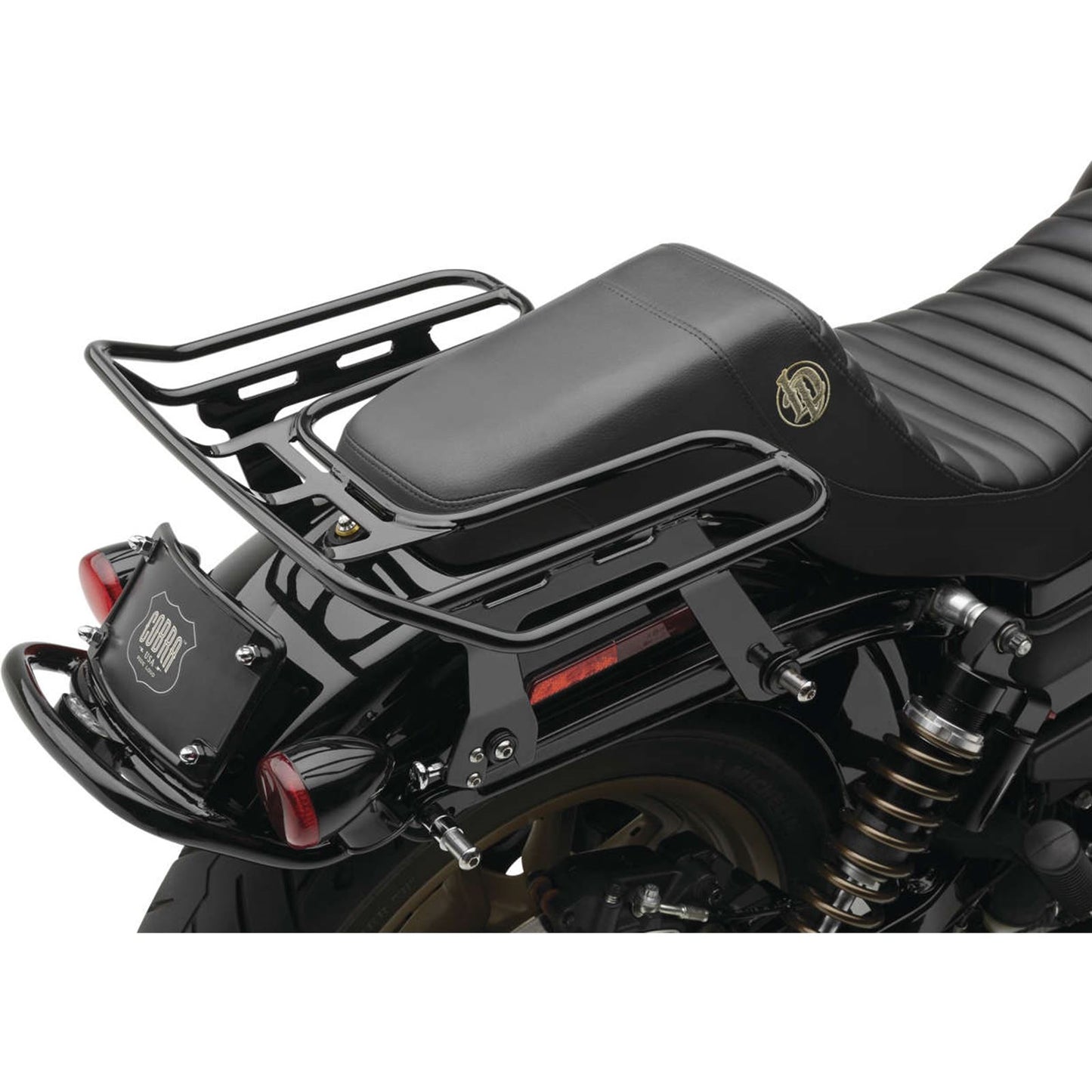 Cobra Detachable Wrap Around Rack - Black for Harley Dyna '06-17 602-2631B_985353
