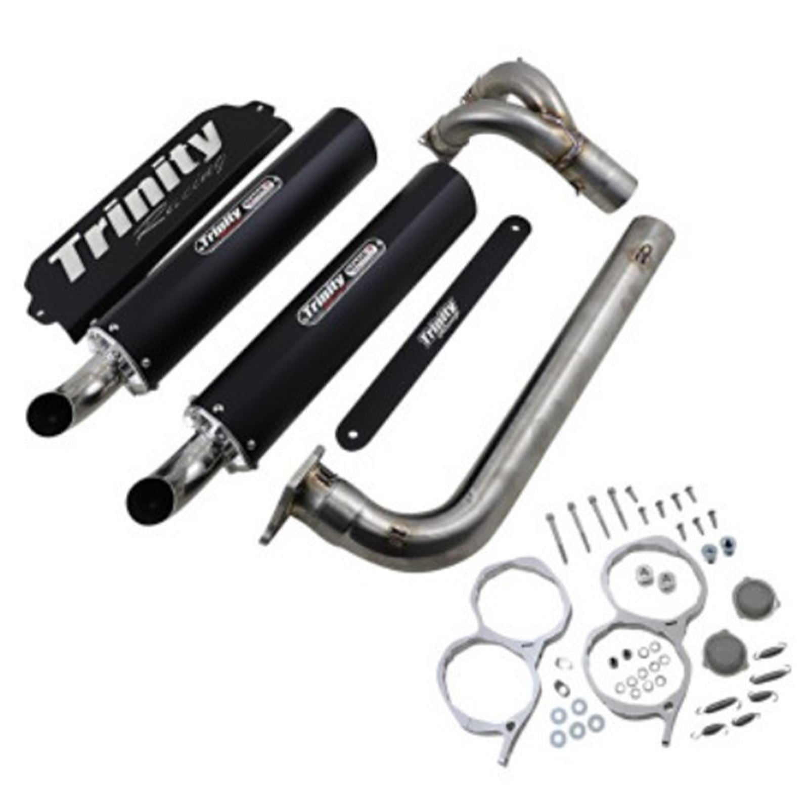 Trinity Racing Exhaust - Black - RZR Pro XP [MPN: TR-4174D-BK]_726823