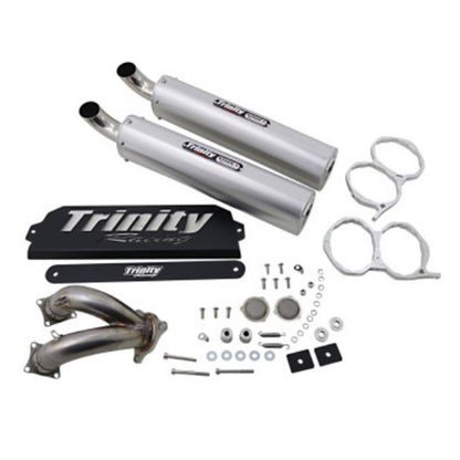 Trinity Racing Mufflers - Brushed - '20 RZR Pro XP [MPN: TR-4173S]_726831