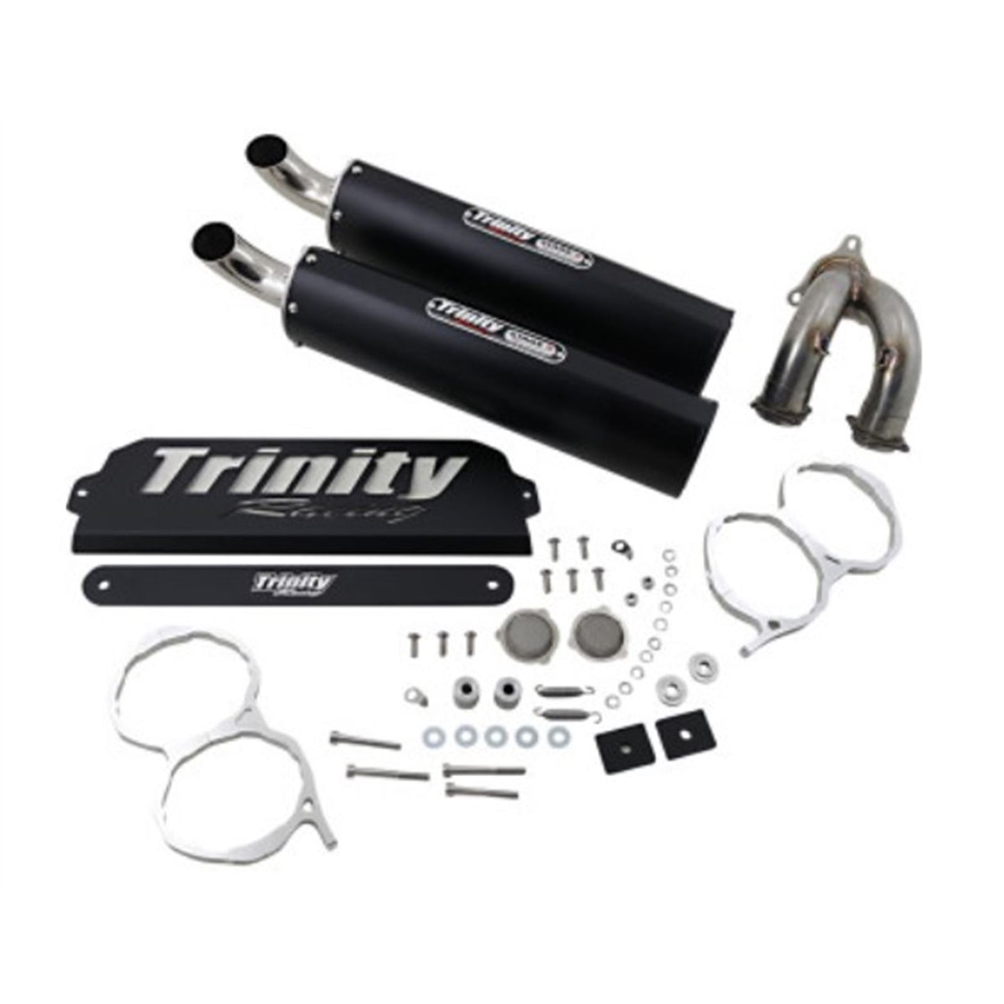 Trinity Racing Mufflers - Black - '20 RZR Pro XP [MPN: TR-4173S-BK]_726833