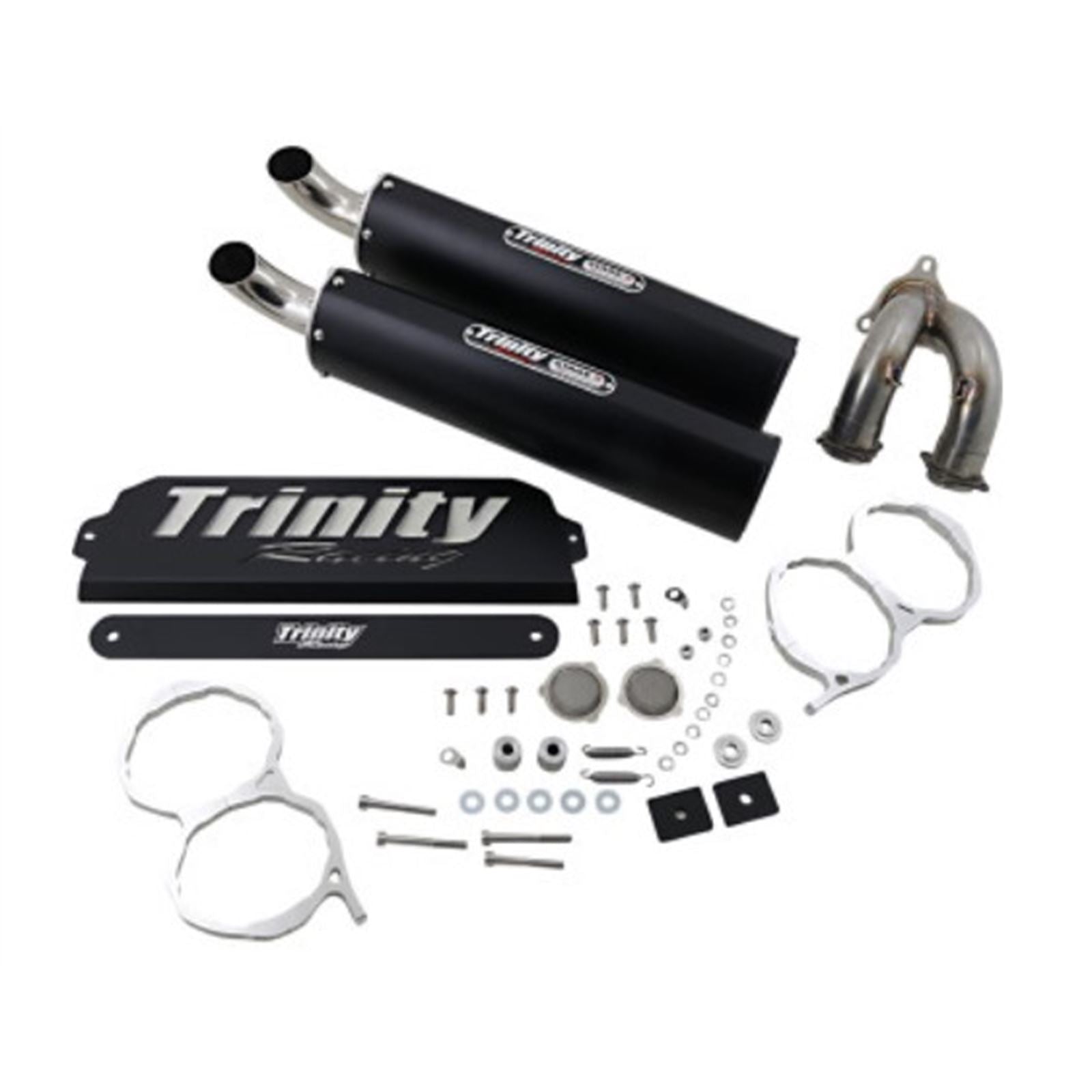 Trinity Racing Mufflers - Black - '20 RZR Pro XP [MPN: TR-4173S-BK]_726833
