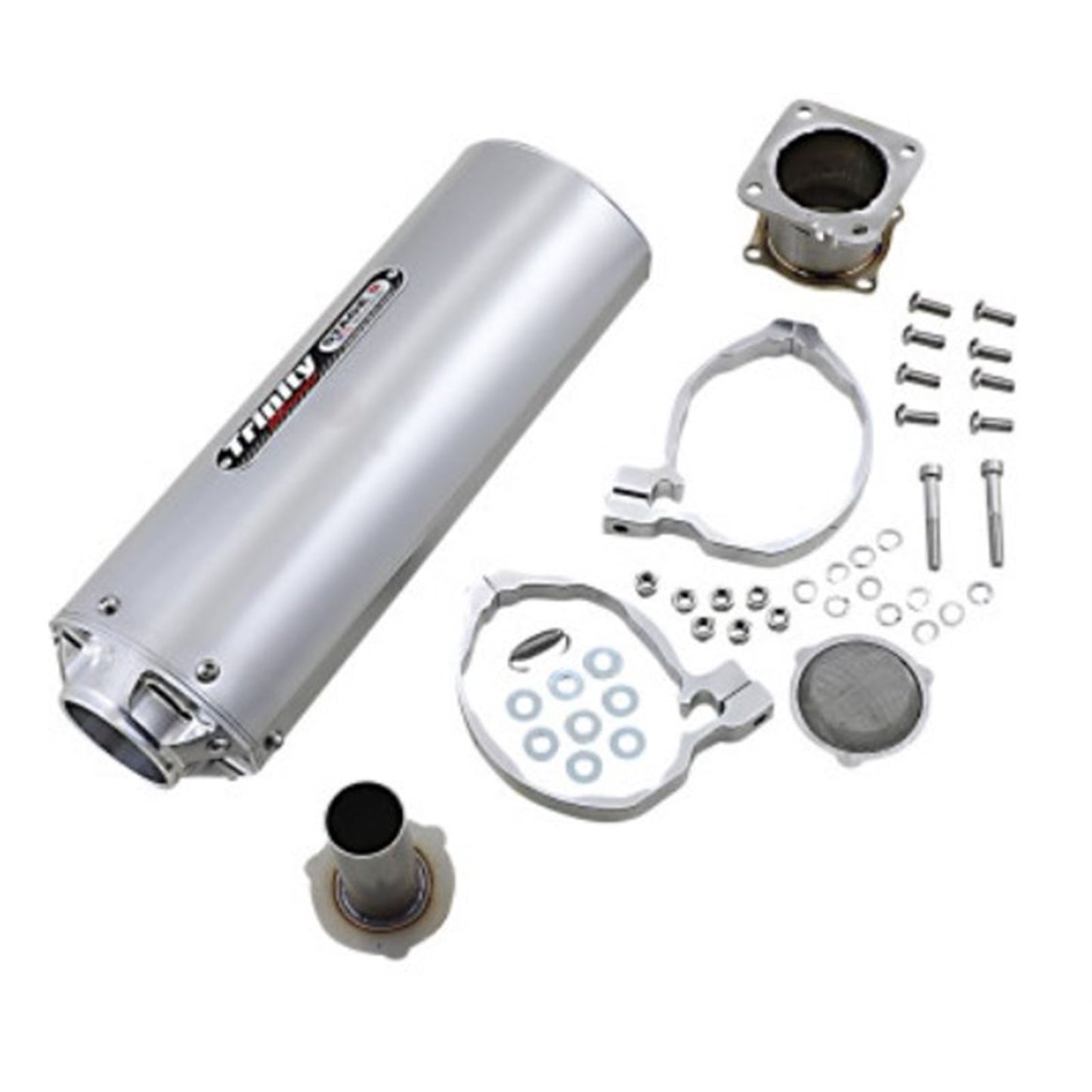 Trinity Racing Muffler - Brushed - KRX1000 [MPN: TR-4176S]_726835